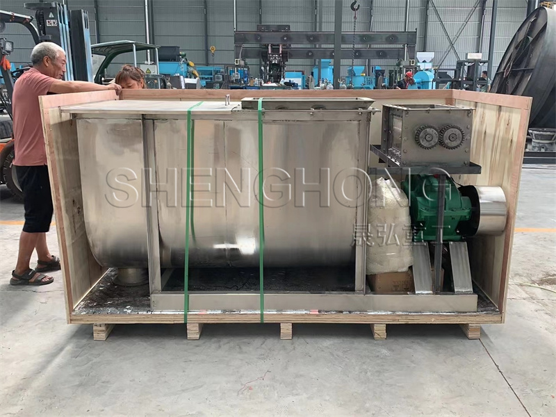 卧式搅拌机发往摩洛哥